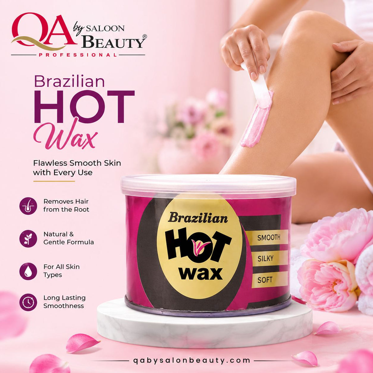 Brazilian Hot Wax – Professional Hair Removal Wax for Smooth & Silky Skin