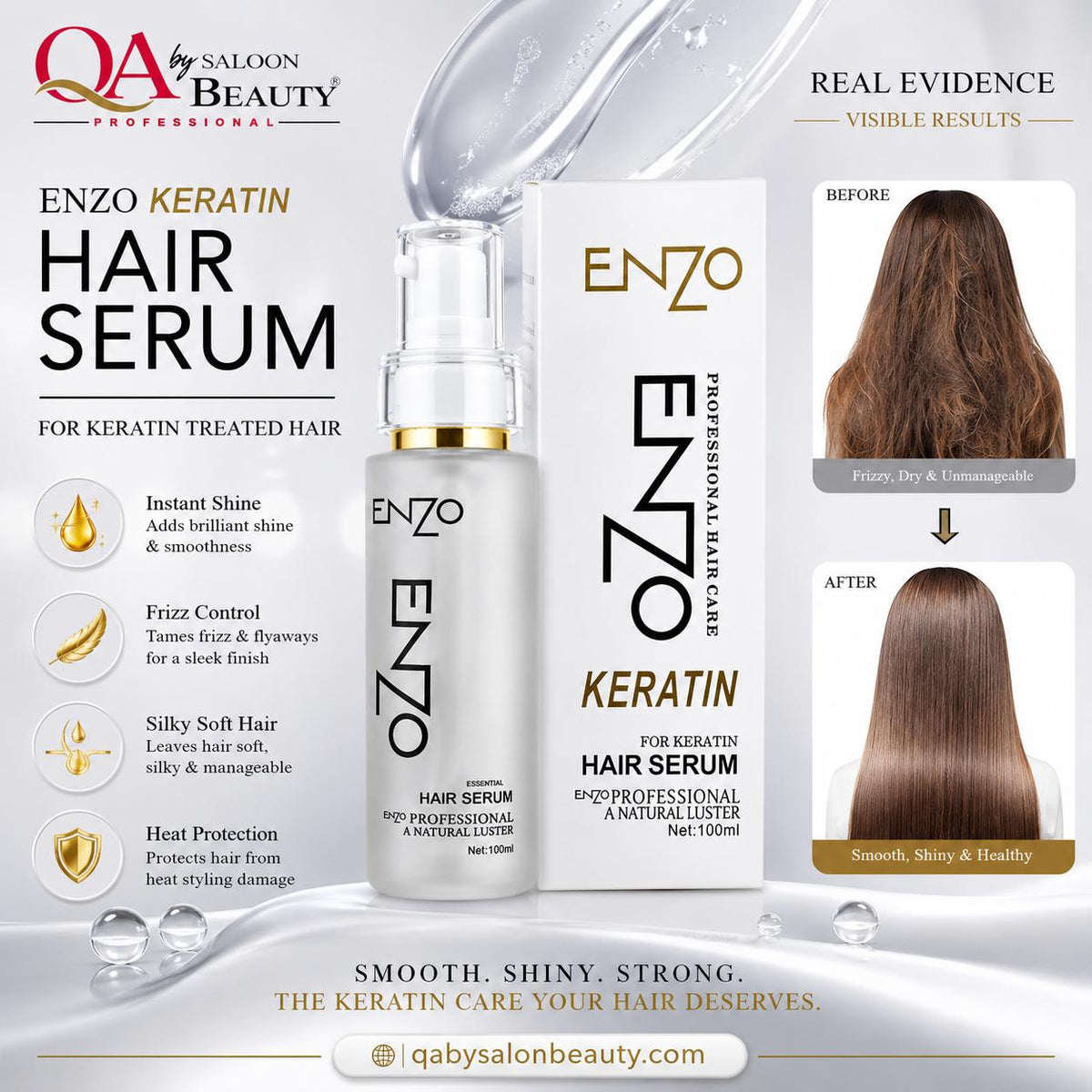 ENZO Professional Keratin Hair Serum – 100ml