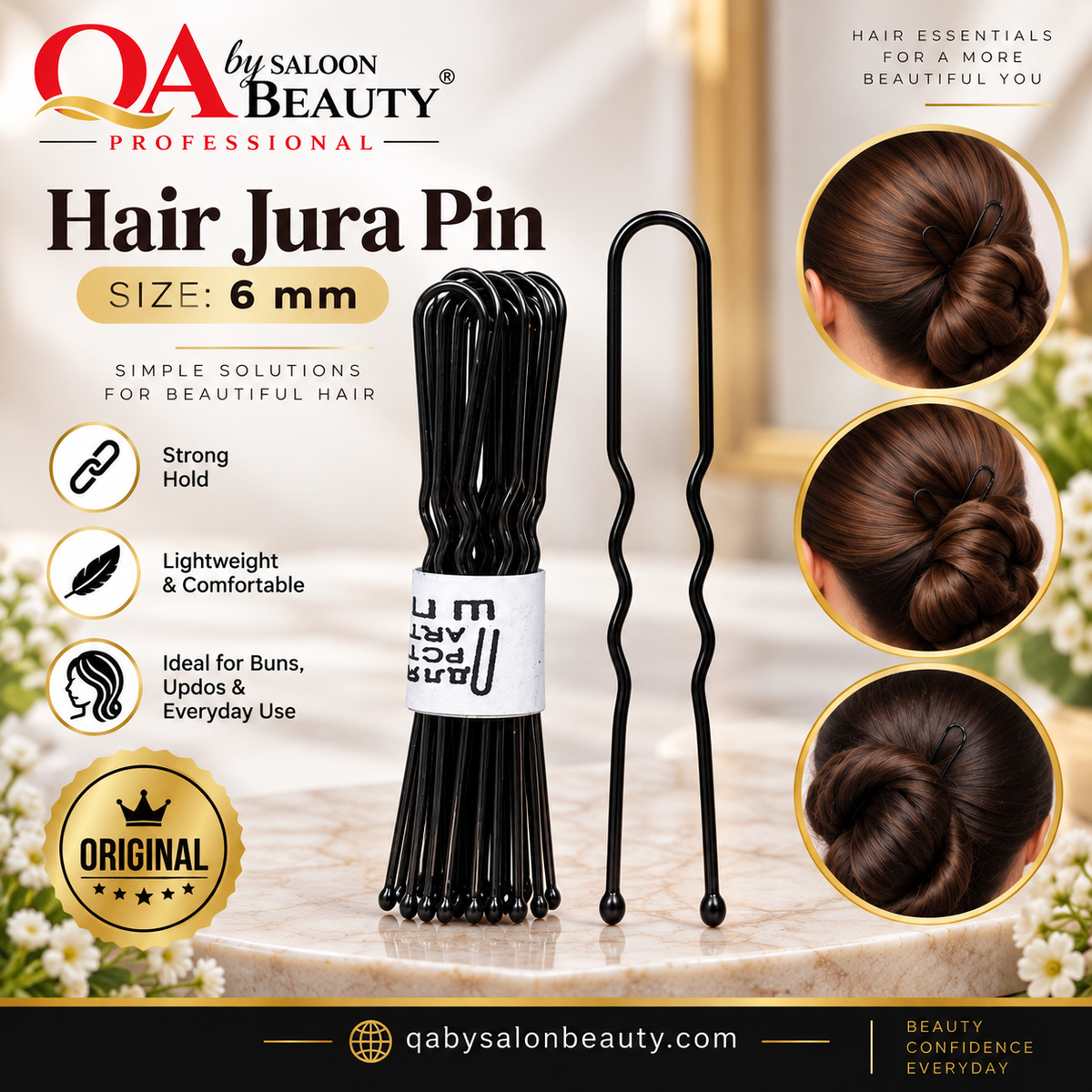 Hair Jura Pin 6mm