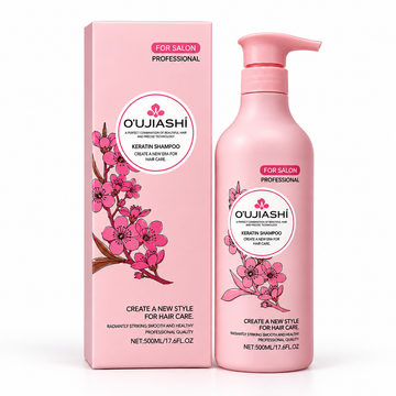 O’UJIASHI Keratin Shampoo – Professional Hair Smoothing & Repair Shampoo 500ml