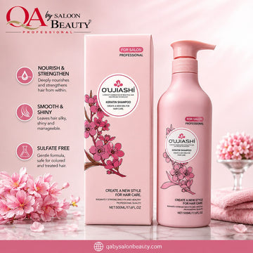 O’UJIASHI Keratin Shampoo – Professional Hair Smoothing & Repair Shampoo 500ml