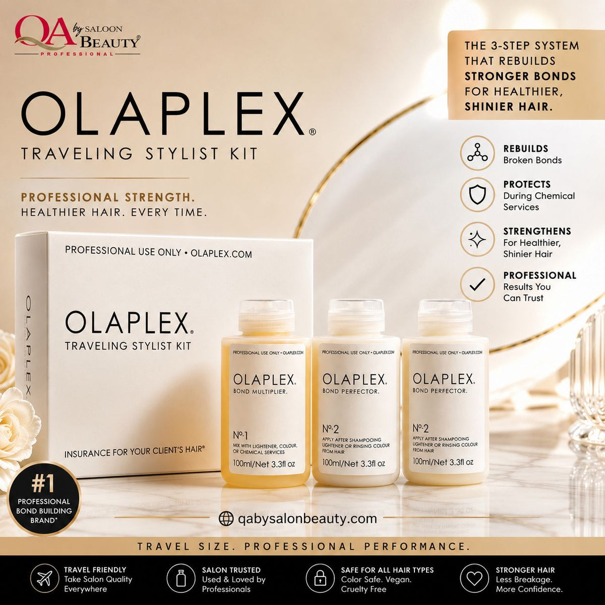Olaplex Traveling Stylist Kit – Professional Bond Repair Hair Care Set