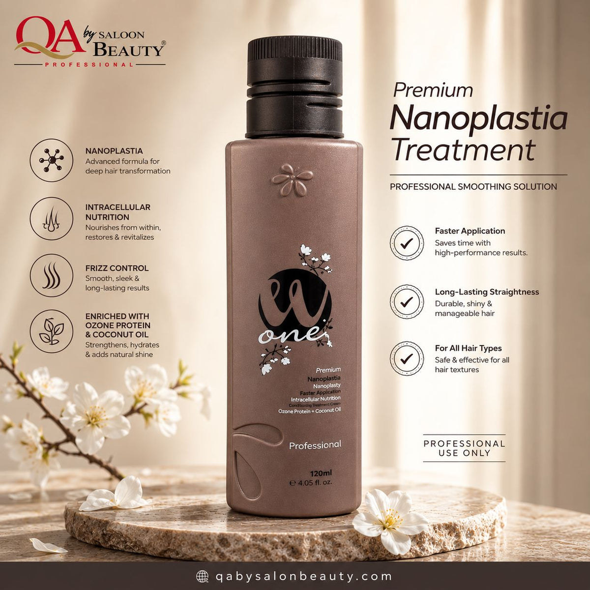 Premium Nanoplastia Hair Treatment – Professional Smoothing Treatment 120ml