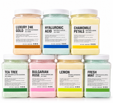 Professional Jelly Mask Collection 7 variants for salon facial and skincare