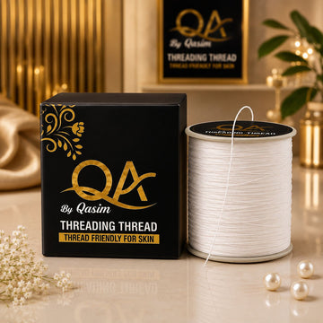 Professional Threading Thread by Qasim – Skin-Friendly Facial Thread for Eyebrow & Face Threading