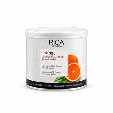 RICA Professional Orange Liposoluble Wax – For Sensitive Skin – 400ml
