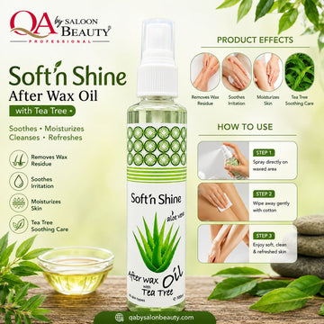 Soft’n Shine After Wax Oil with Tea Tree and Aloe Vera 100ml spray bottle